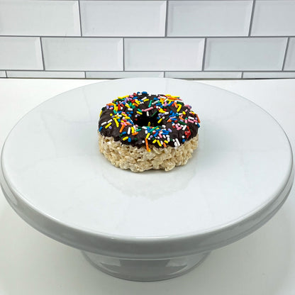 Donut Chocolate Dipped Rice Crispie Treats