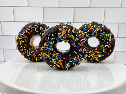 Donut Chocolate Dipped Rice Crispie Treats