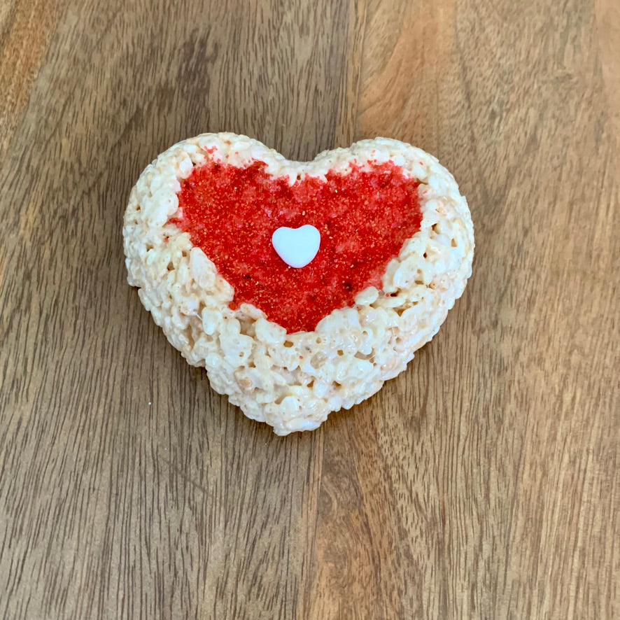 Heart Rice Crispie Treats