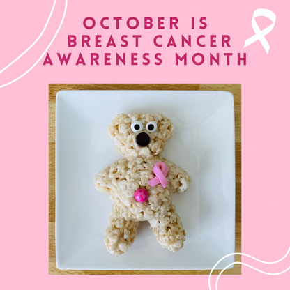 Bear "Breast Cancer Awareness" Crispie Treats