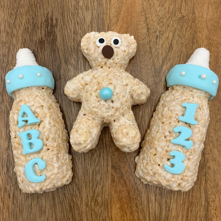 Baby Bottle Rice Crispie Treats