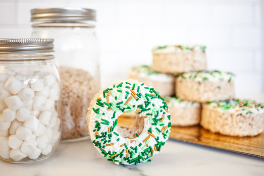 St. Patrick's Day Donut Rice Crispie Treats