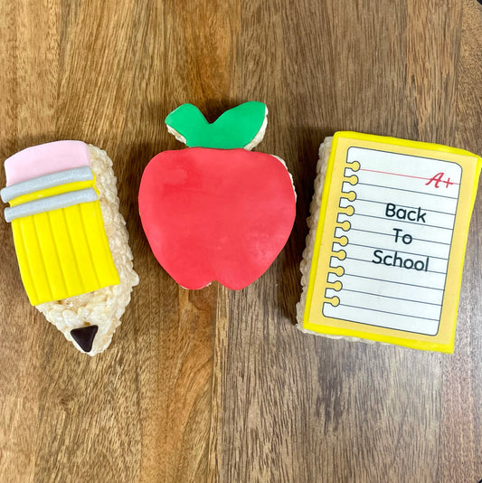 Back To School Assortment Crispie Treats