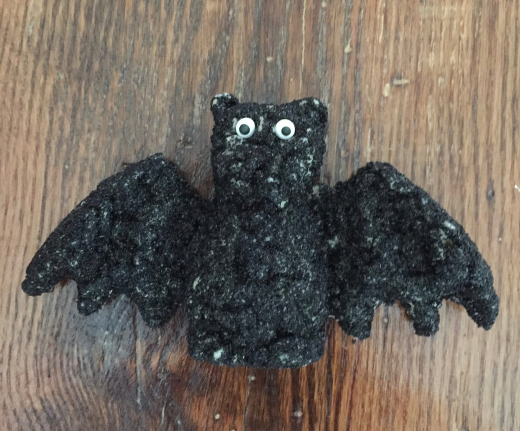 Halloween Bat Rice Crispie Treats