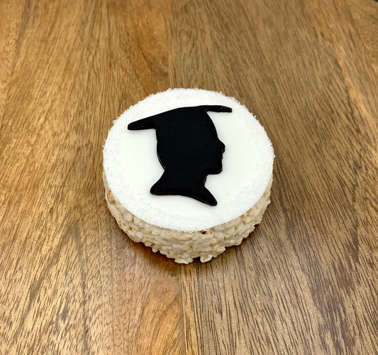 Graduate Silhouette Rice Crispie Treats