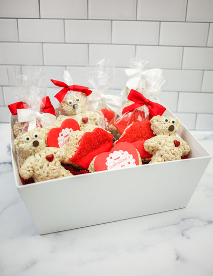 Valentine's Day Gift Basket Tray