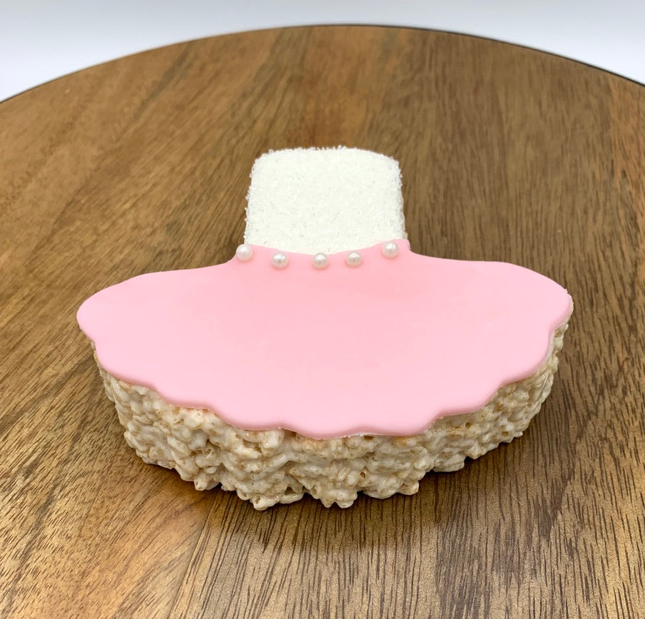 Ballet Tutu and Pointe Shoe Rice Crispie Treats