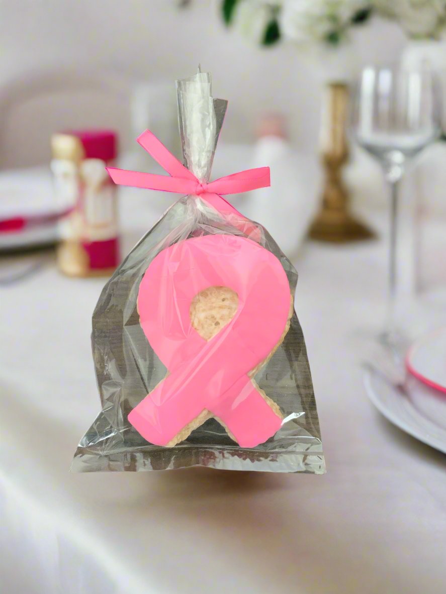 Awareness Ribbon Crispie Treats