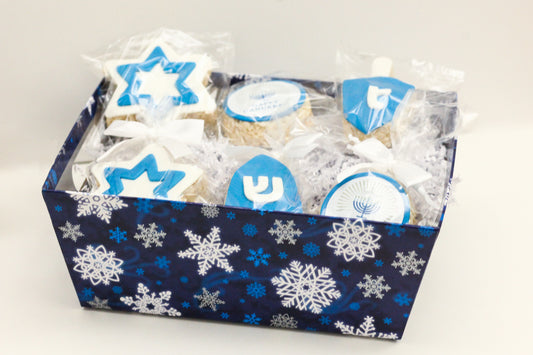 Hanukkah Gift Basket Tray