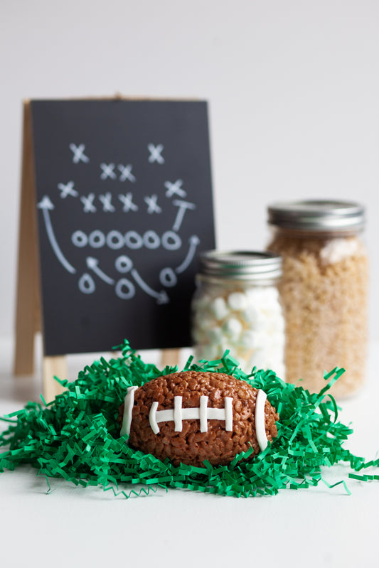 Football Rice Crispie Treats