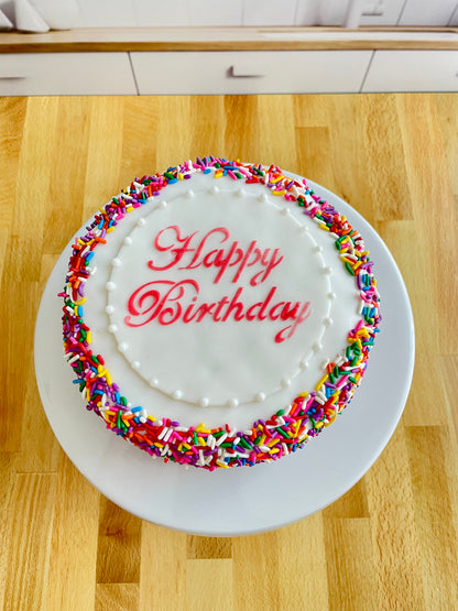 Custom Photo Cake Rice Crispie Treat