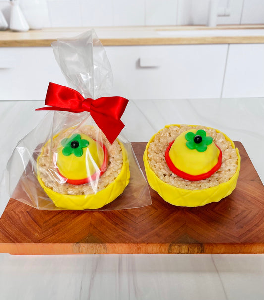 Cinco De Mayo Sombrero Rice Crispie Treats