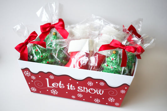 Christmas Gift Basket Tray