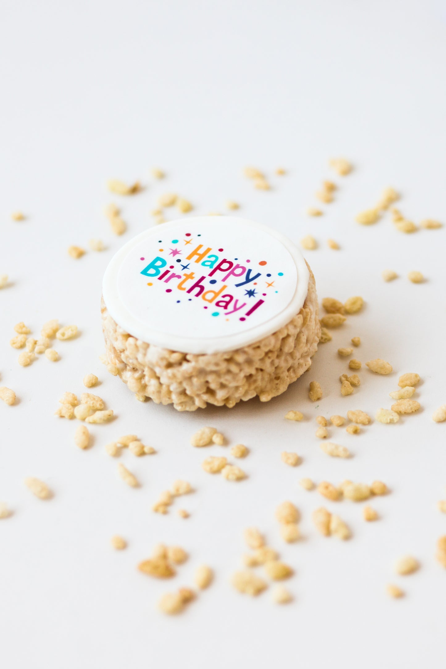 Happy Birthday Rice Crispie Treats