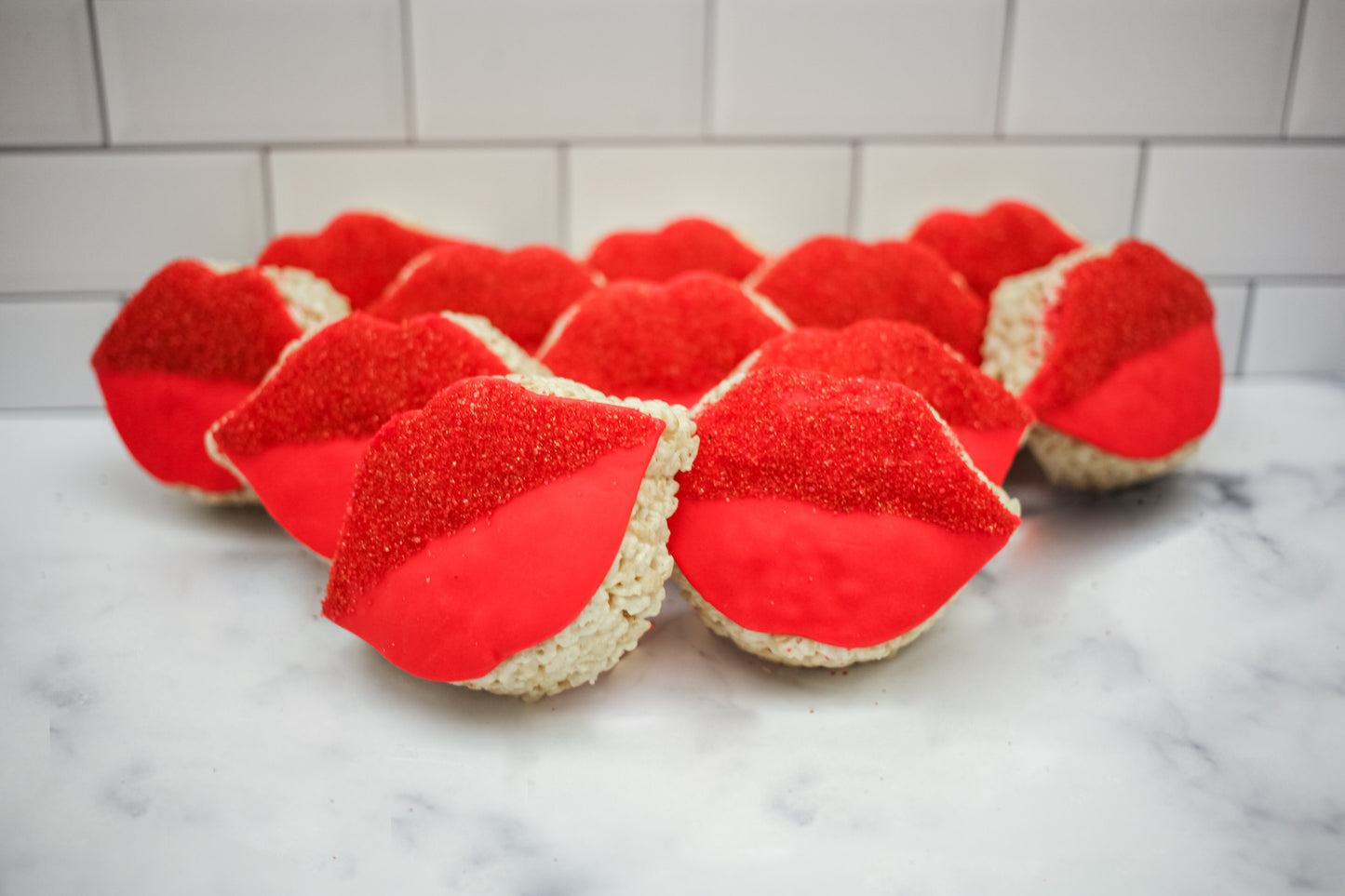 Lips Rice Crispie Treats