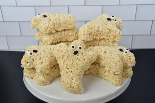 Halloween Ghost Rice Crispie Treats