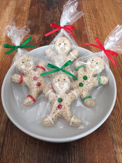 Gingerbread Man Rice Crispie Treats