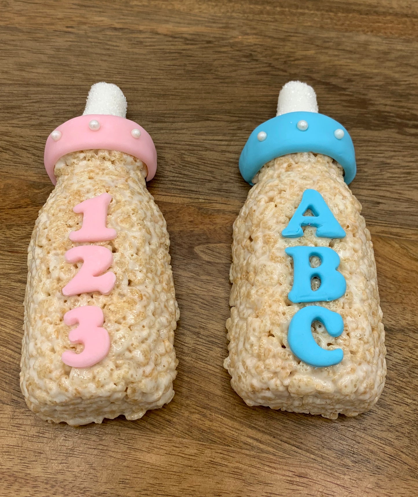 Baby Bottle Crispie Treats