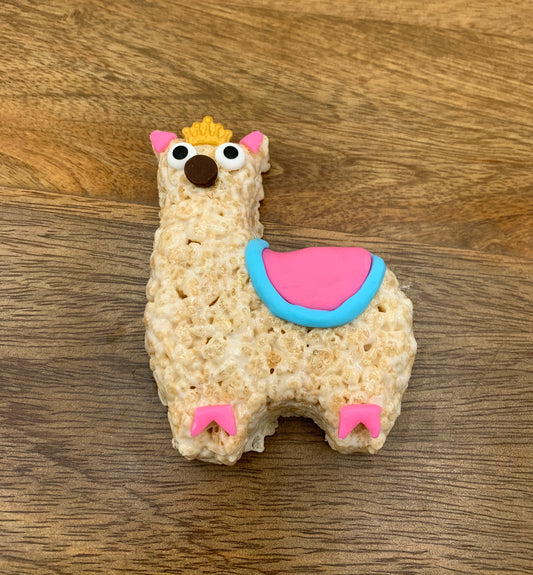 Llama Rice Crispie Treats