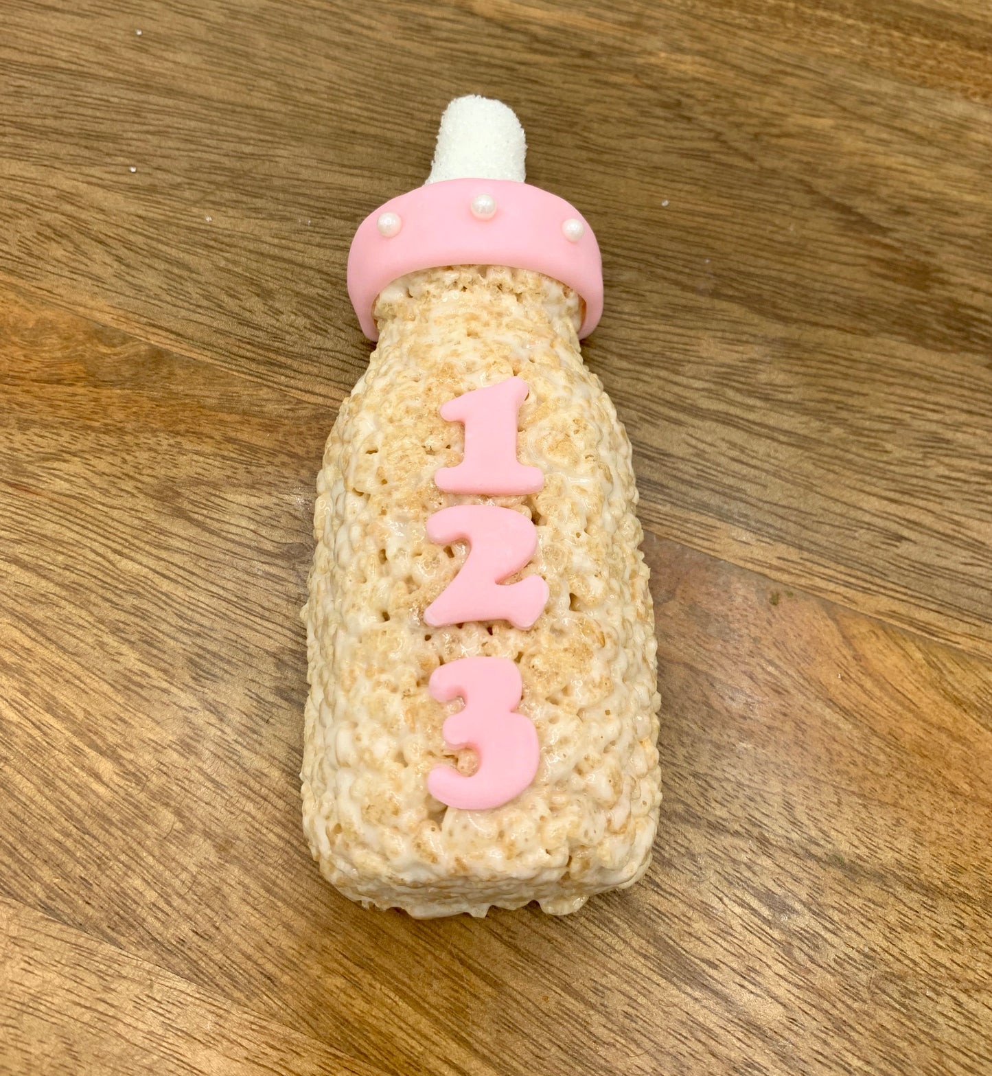 Baby Bottle Rice Crispie Treats
