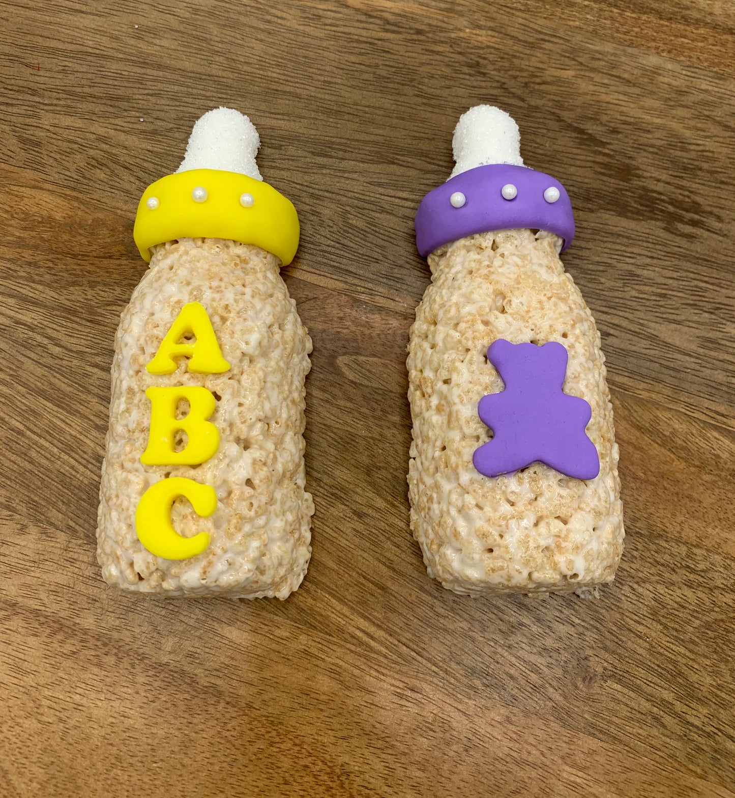 Baby Bottle Crispie Treats