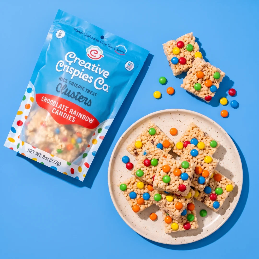 Crispie Clusters - Chocolate Rainbow Candies